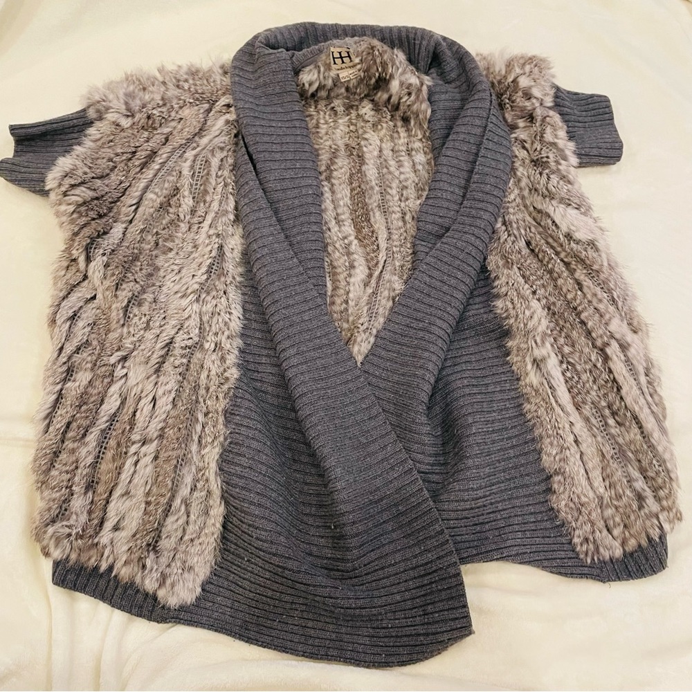 Haute Hippie Fur Vest XS